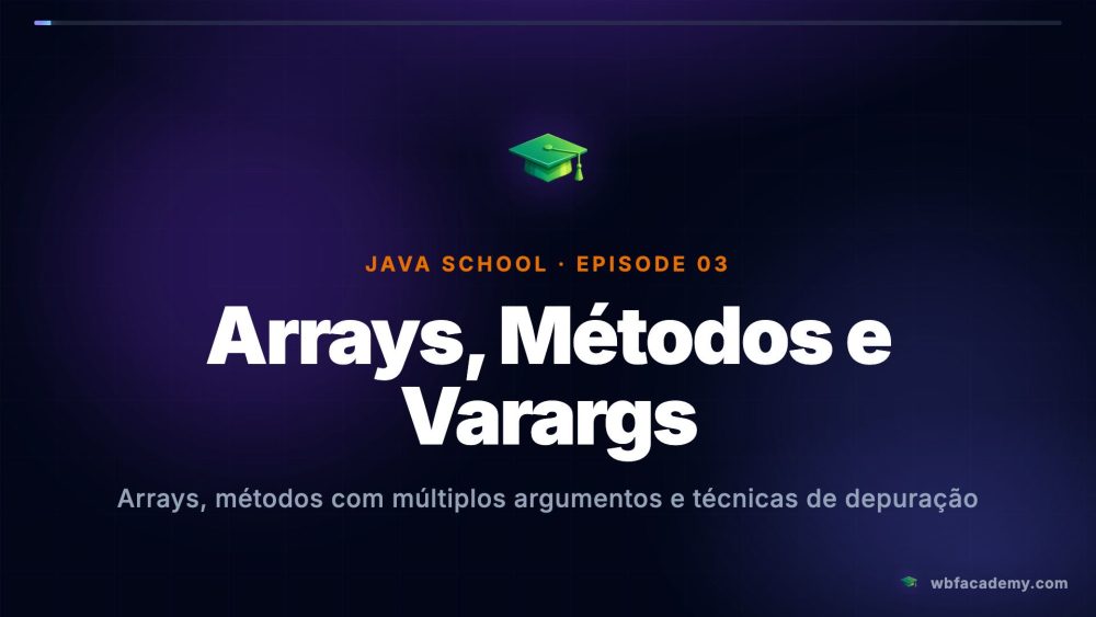 Arrays, Métodos e Varargs