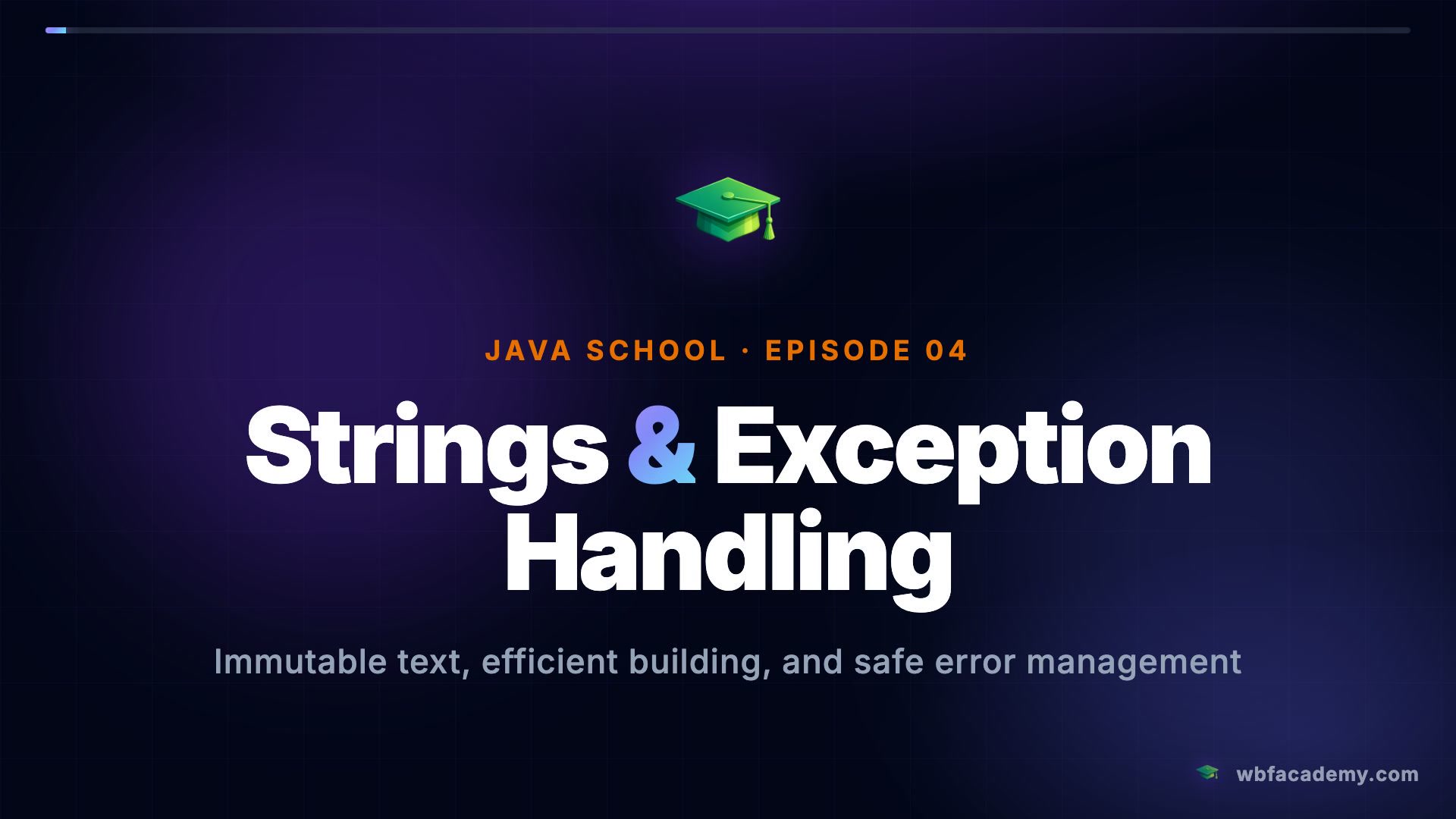 Strings & Exception Handling