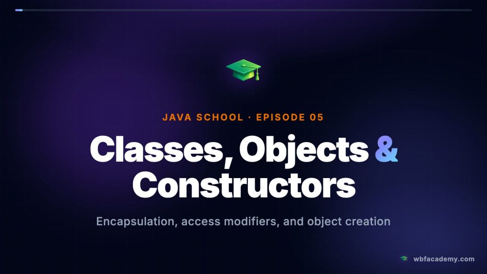 Classes, Objects & Constructors