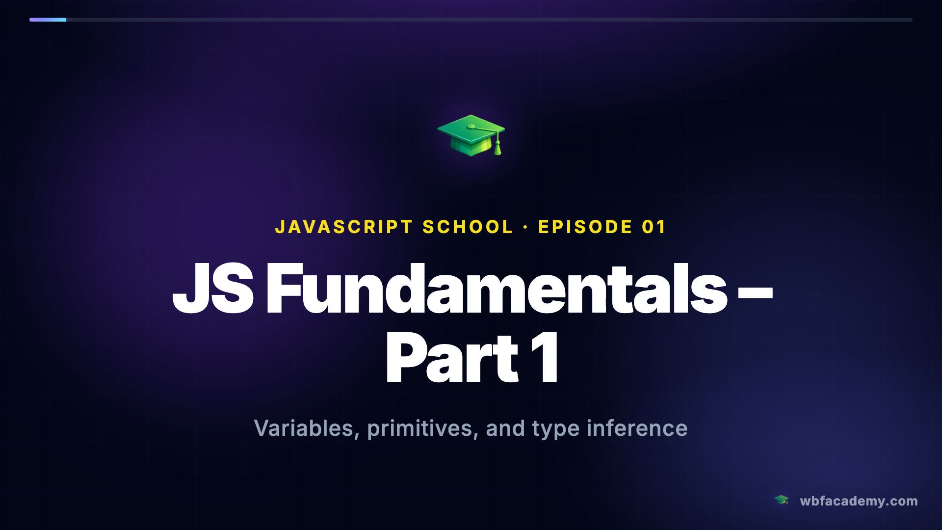 JS Fundamentals: Variables, Types, and Primitives