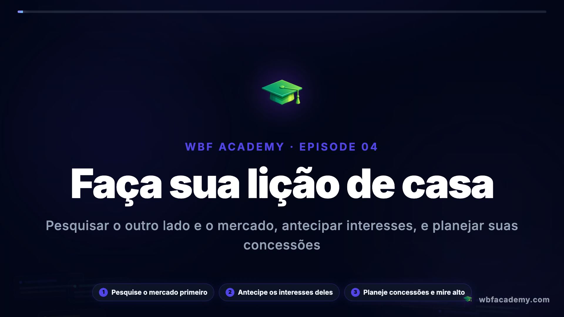 Faça sua lição de casa