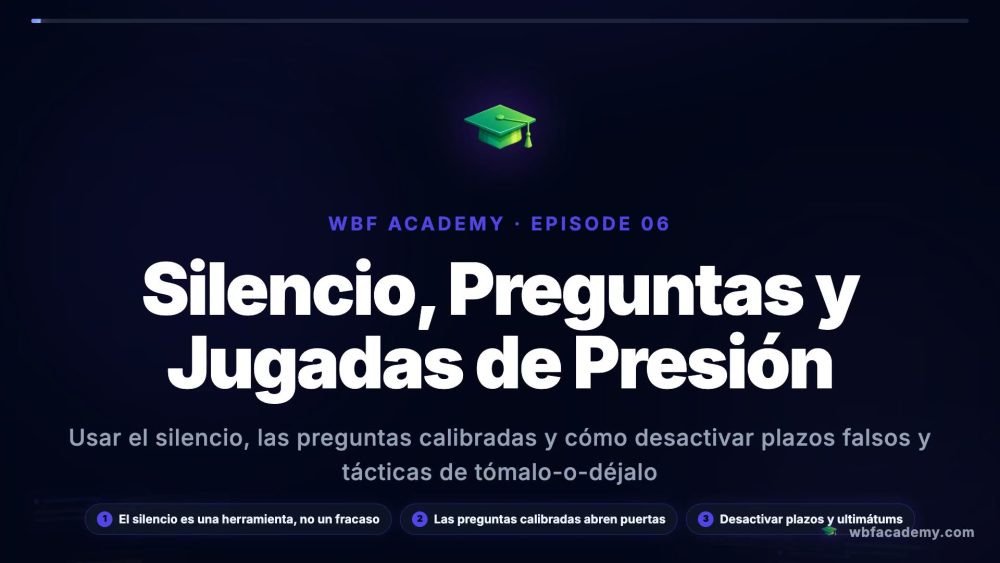 Silencio, Preguntas y Jugadas de Presión