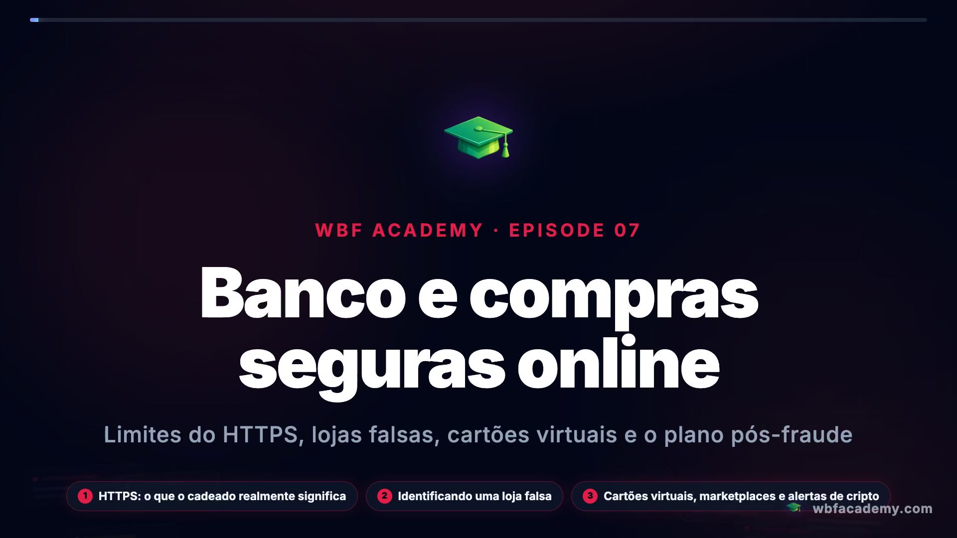 Banco e compras seguras online