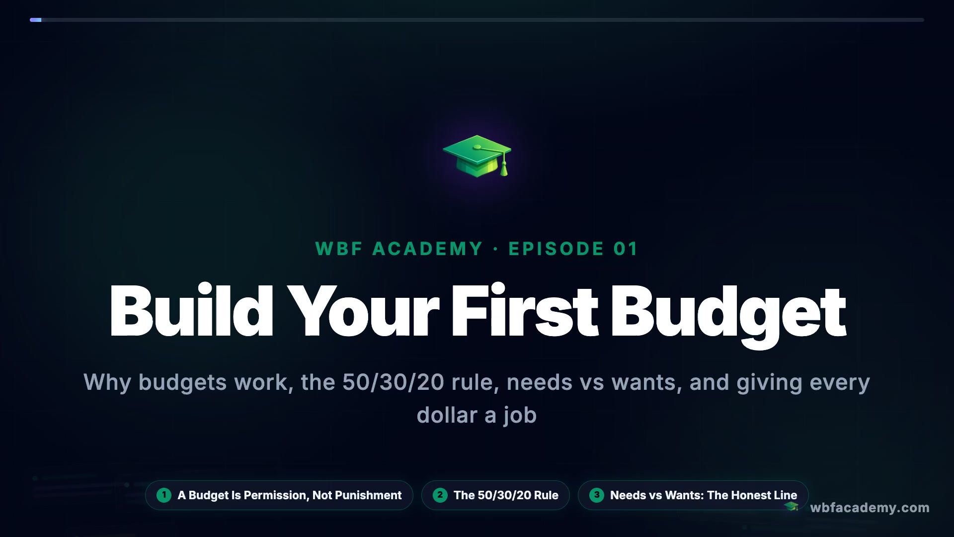 Build Your First Budget