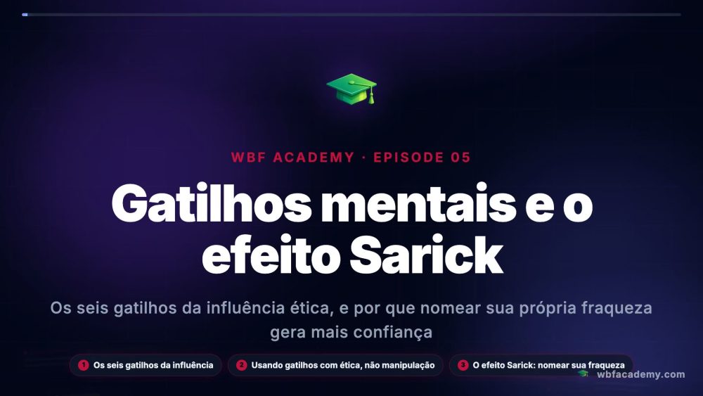 Gatilhos mentais e o efeito Sarick