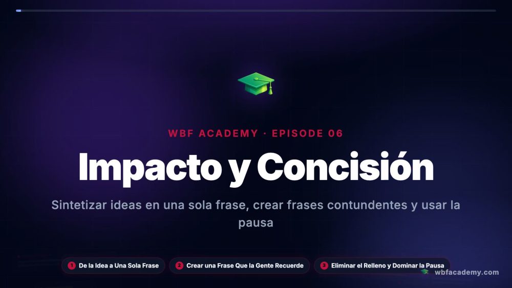 Impacto y Concisión