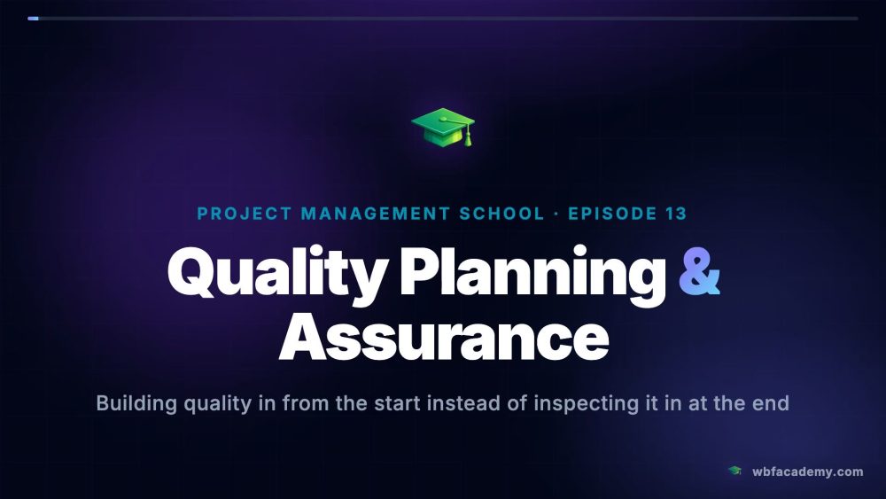 Quality Planning & Assurance
