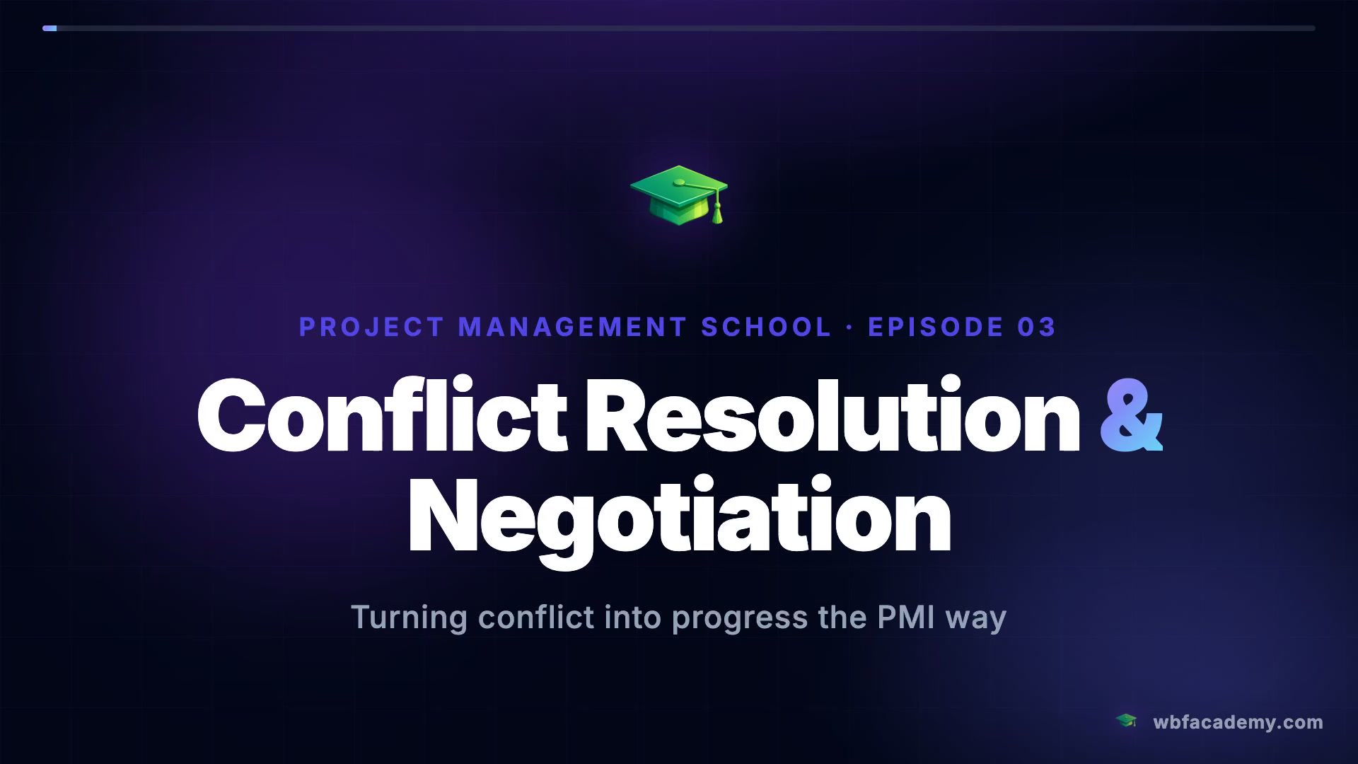 Conflict Resolution & Negotiation