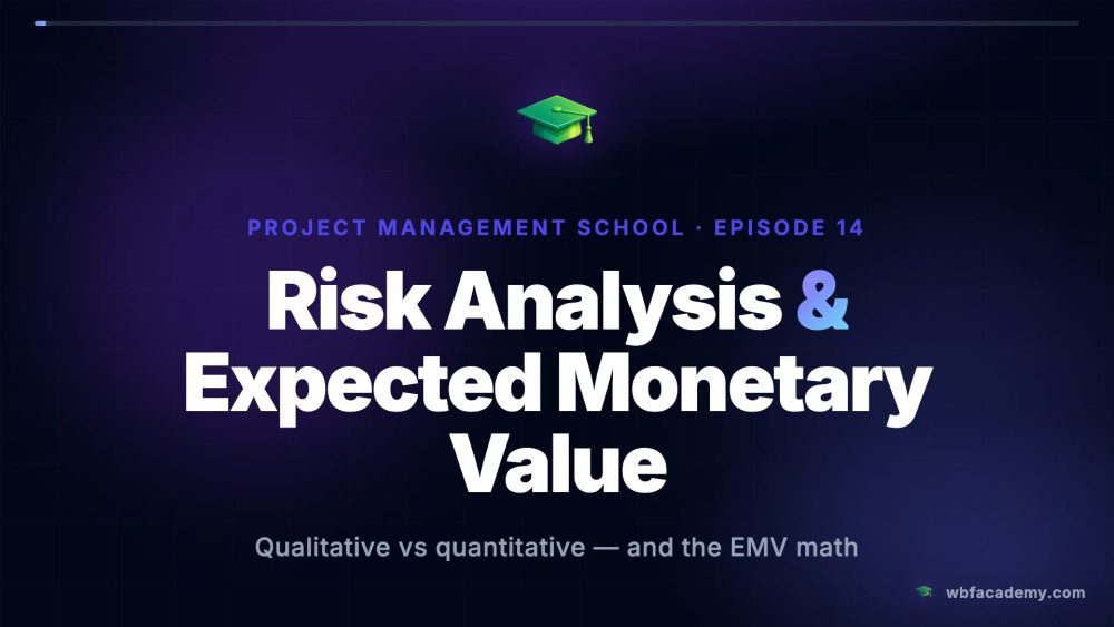 Risk Analysis & Expected Monetary Value