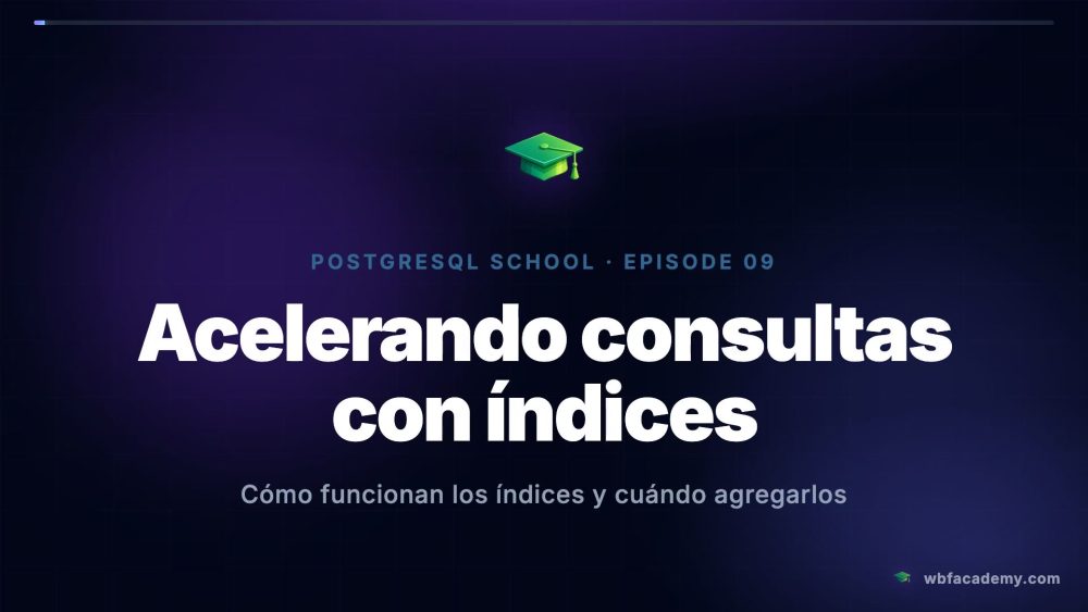 Acelerando consultas con índices