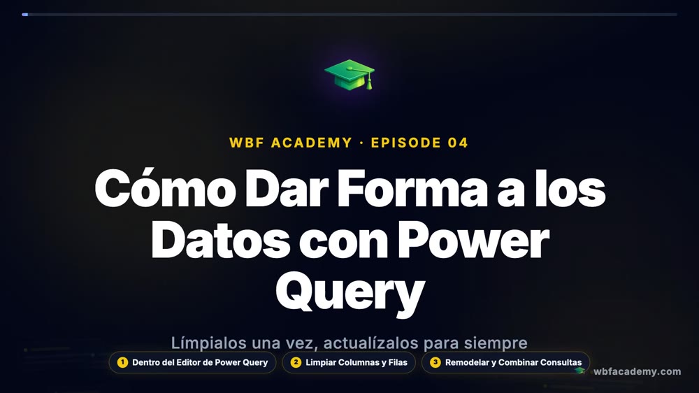 Cómo Dar Forma a los Datos con Power Query