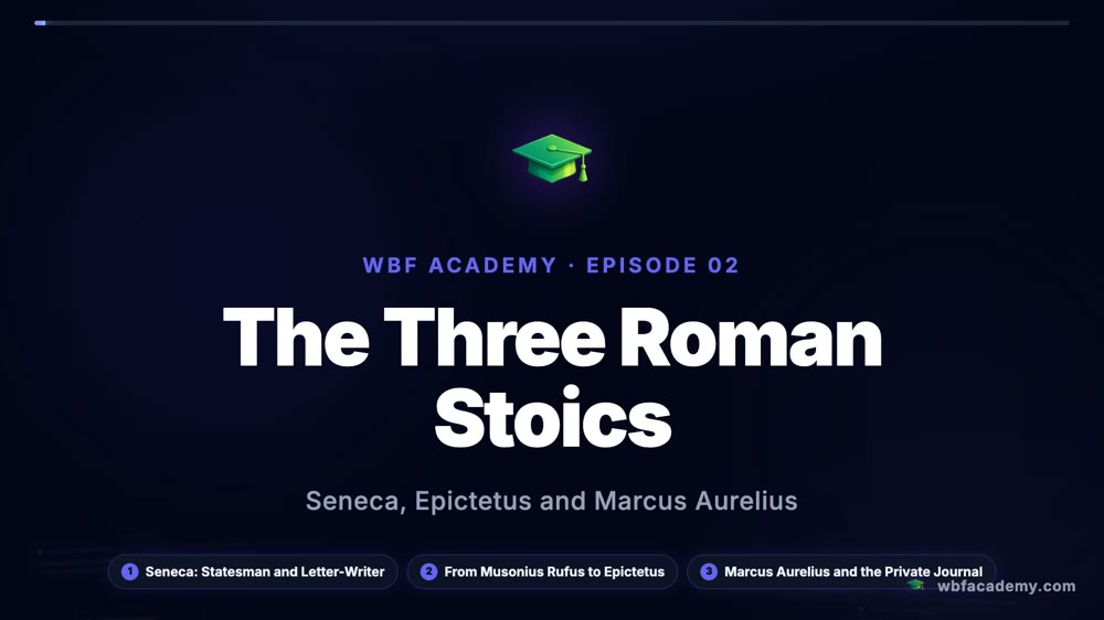 The Three Roman Stoics