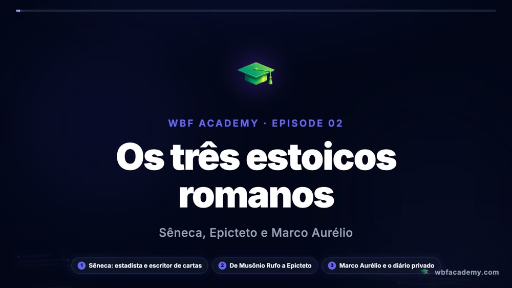 Os três estoicos romanos