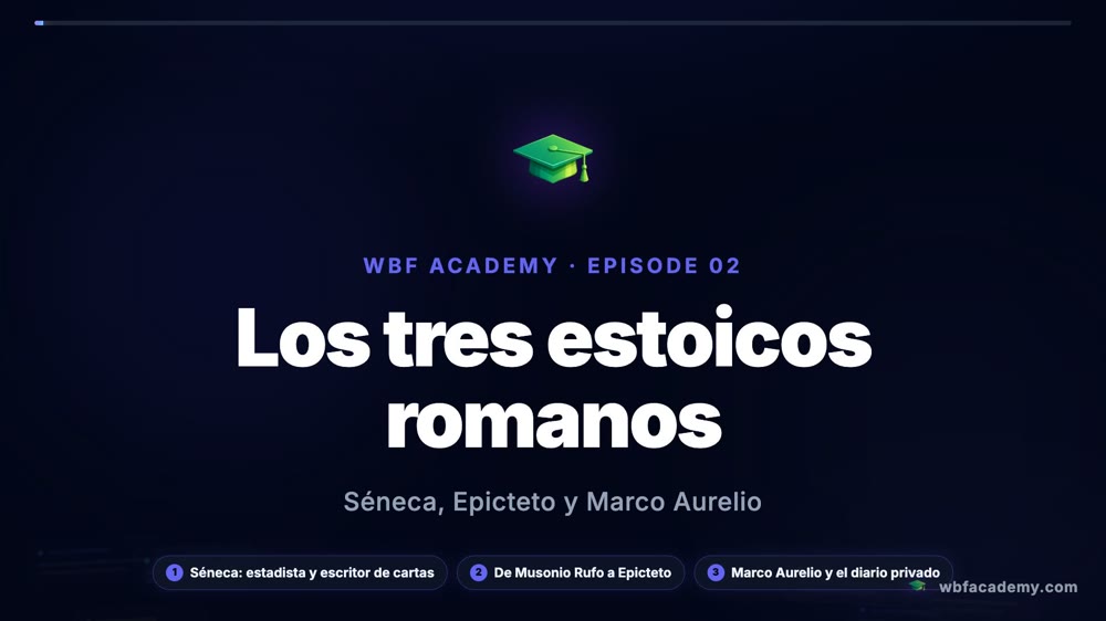 Los tres estoicos romanos