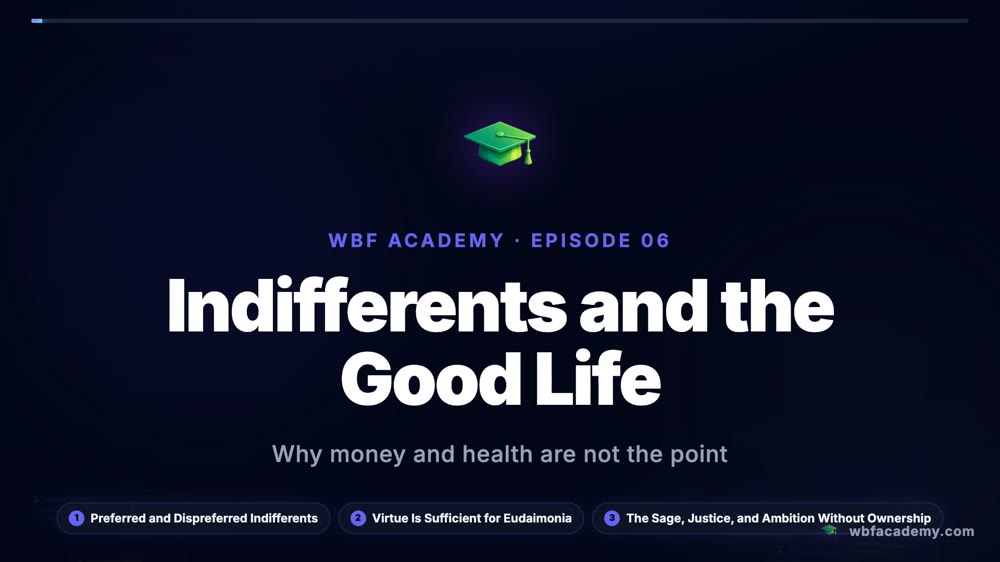 Indifferents and the Good Life