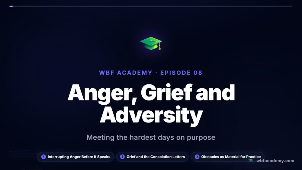 Anger, Grief and Adversity