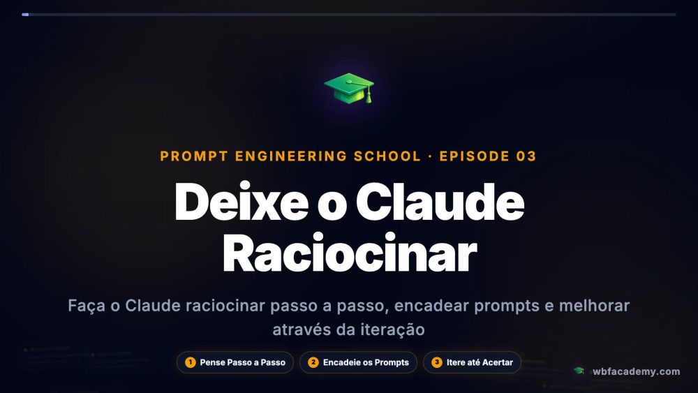 Deixe o Claude Raciocinar
