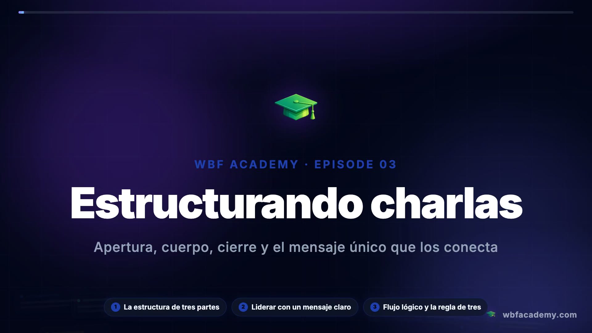 Estructurando charlas