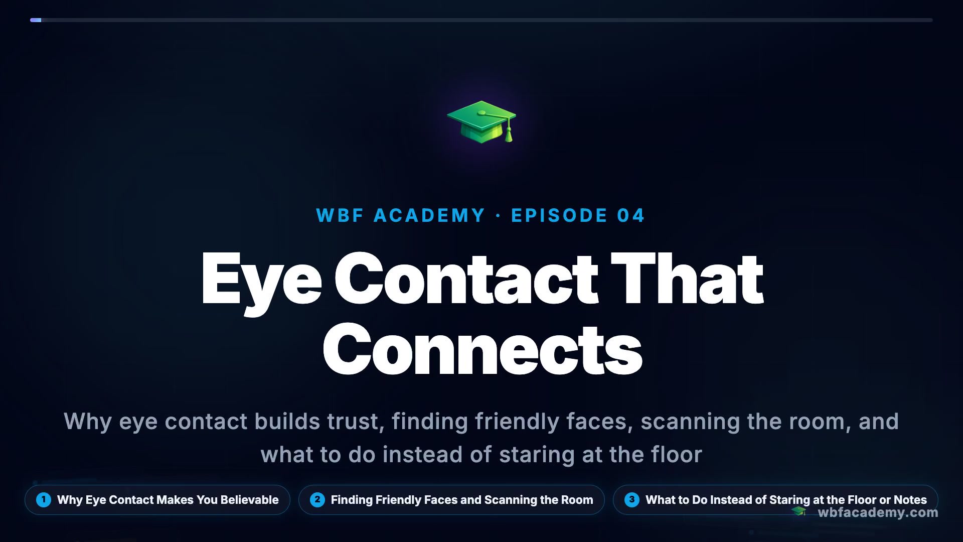 Eye Contact That Connects