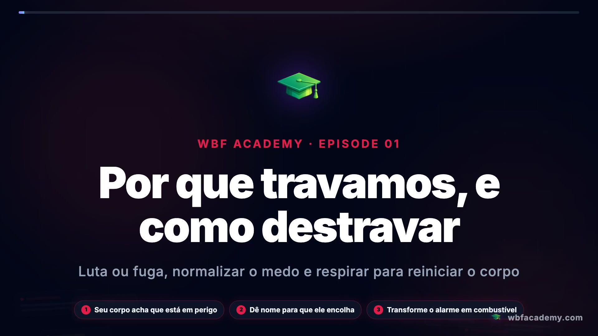 Por que travamos, e como destravar