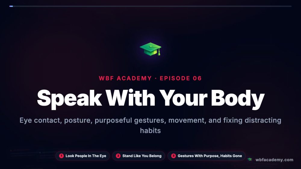 Speak With Your Body