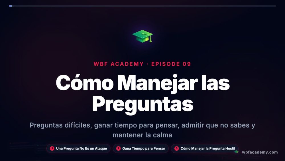 Cómo Manejar las Preguntas