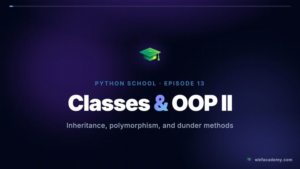 Classes & OOP II