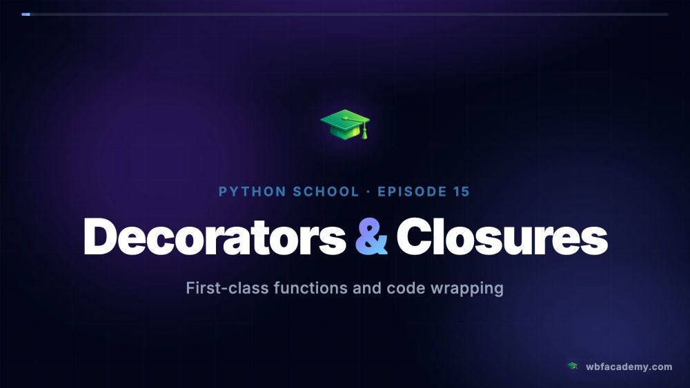 Decorators & Closures