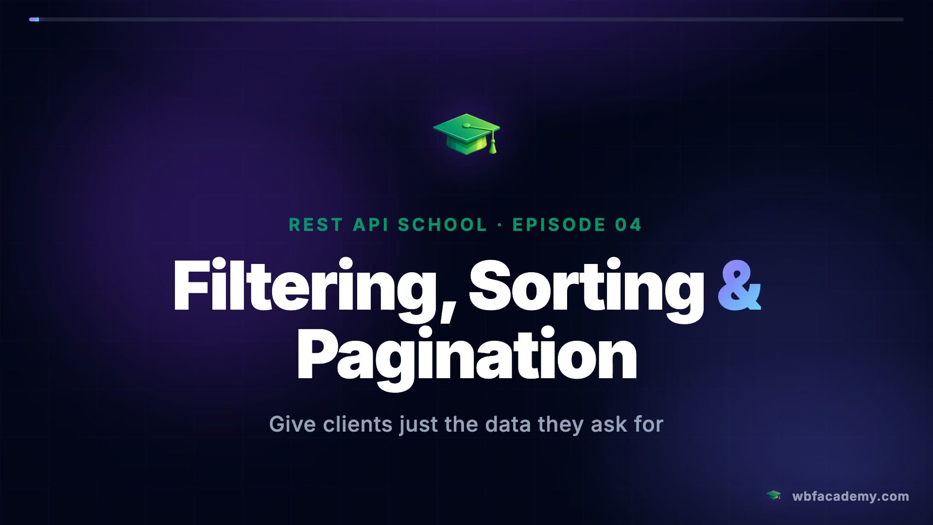 Filtering, Sorting & Pagination
