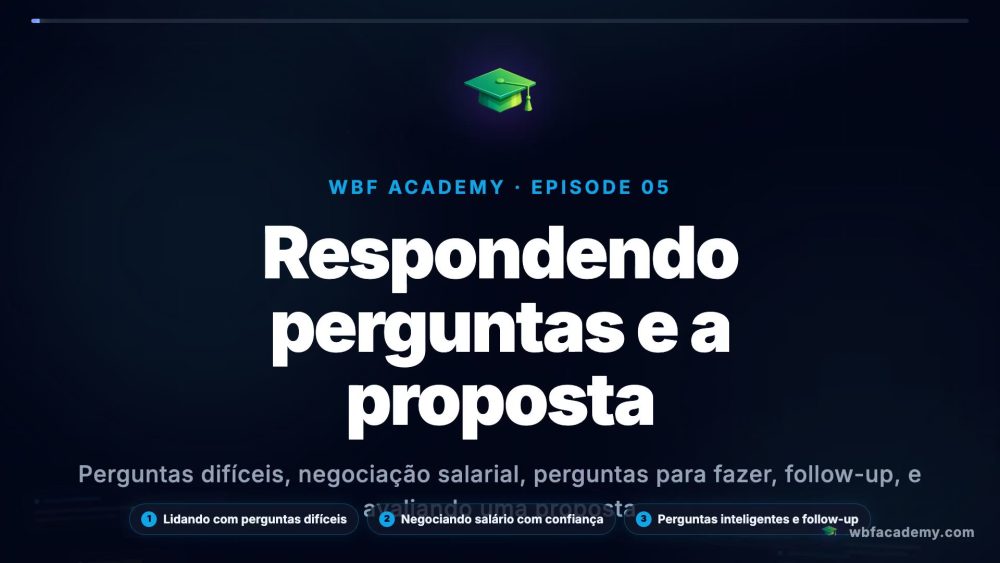 Respondendo perguntas e a proposta