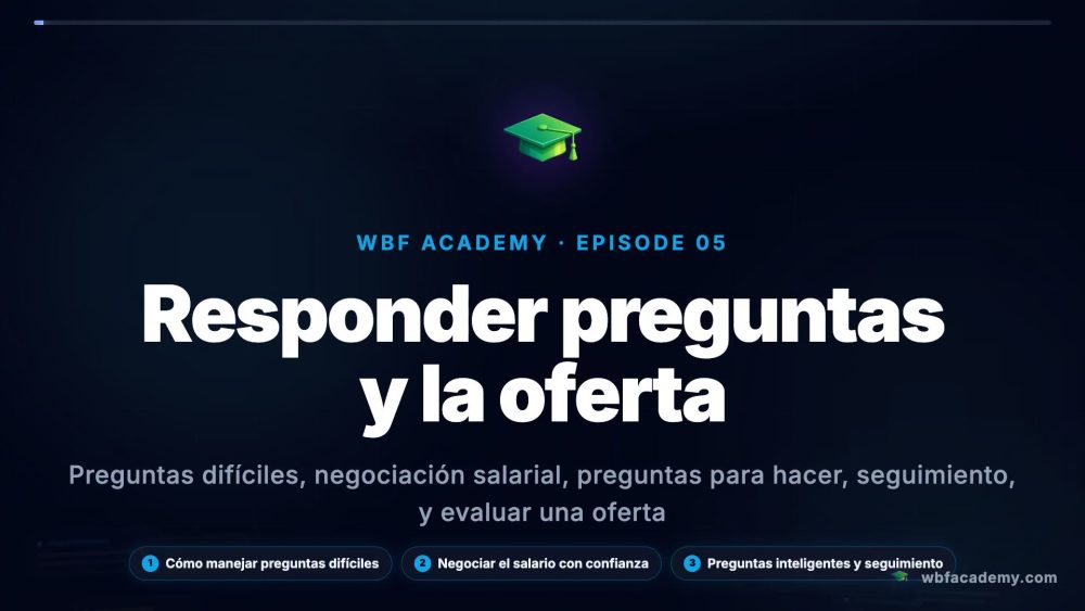 Responder preguntas y la oferta
