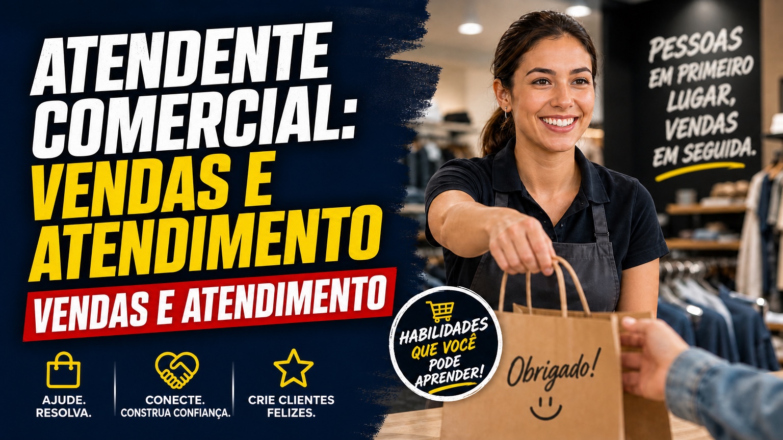 Atendente Comercial: Vendas e Atendimento