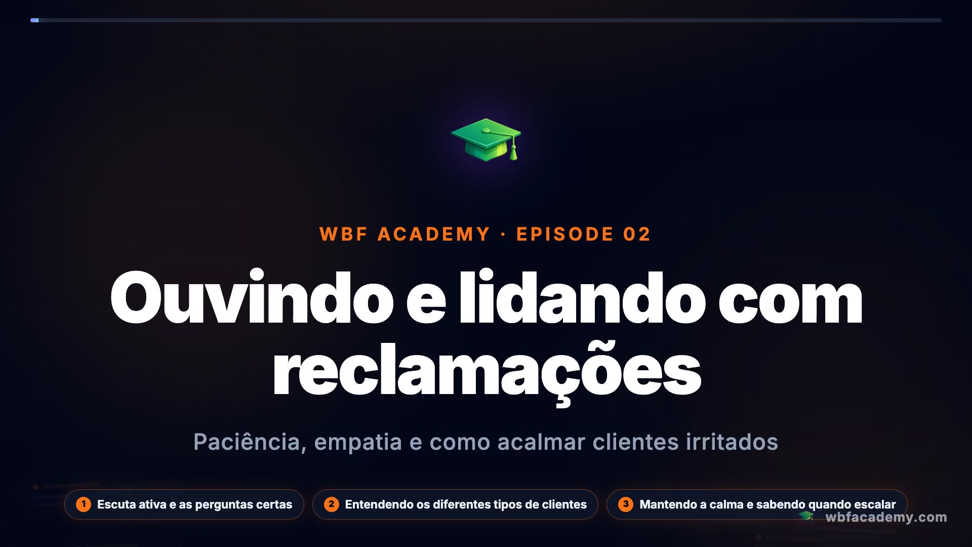 Ouvindo e lidando com reclamações