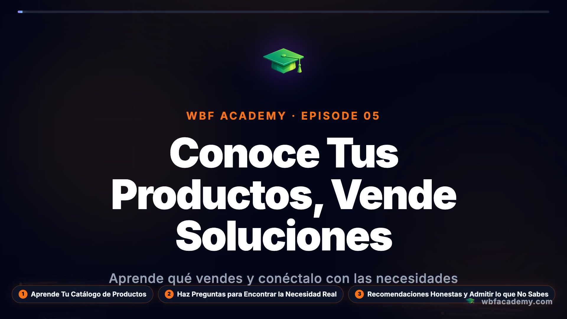 Conoce Tus Productos, Vende Soluciones