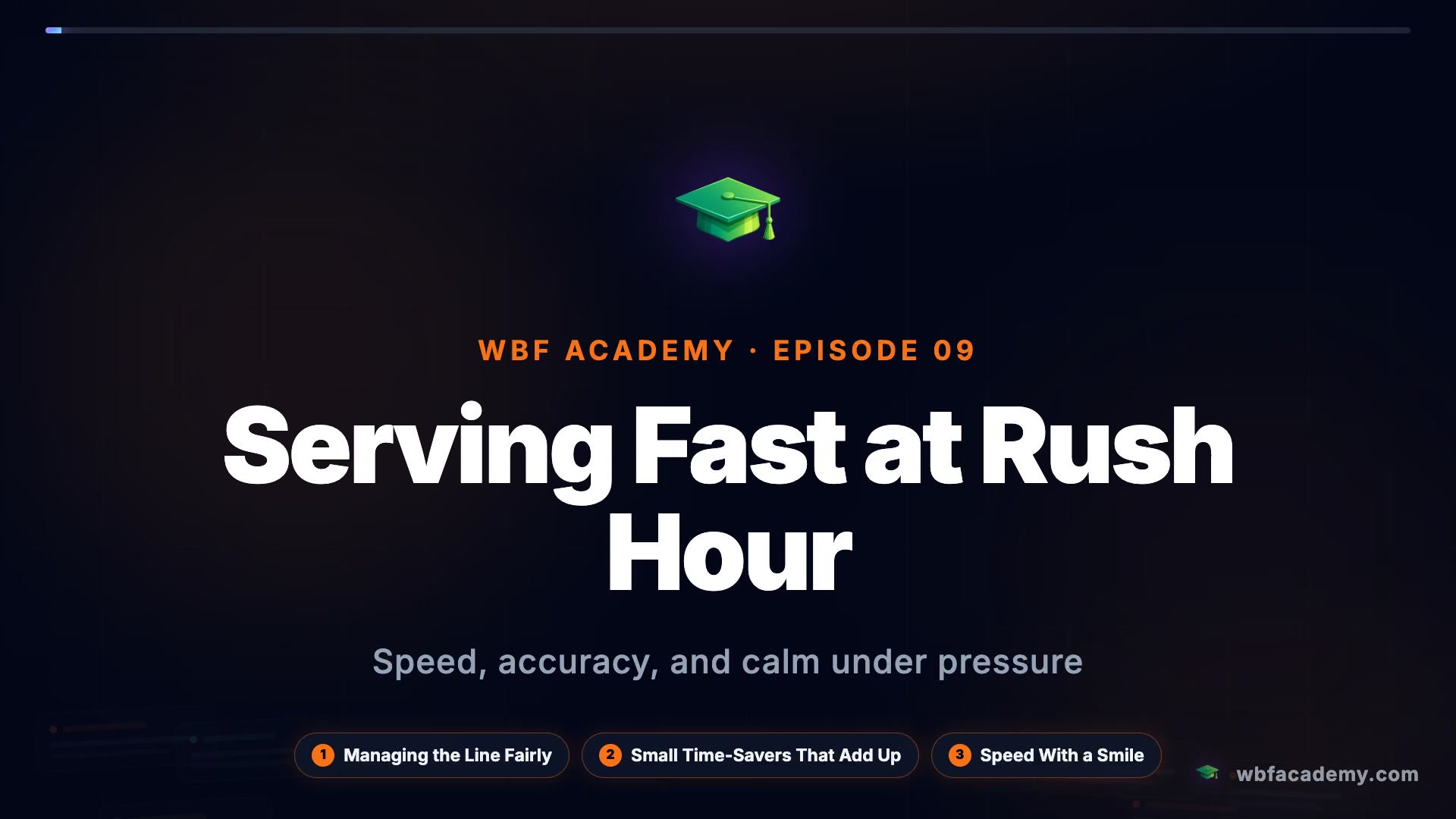 Serving Fast at Rush Hour