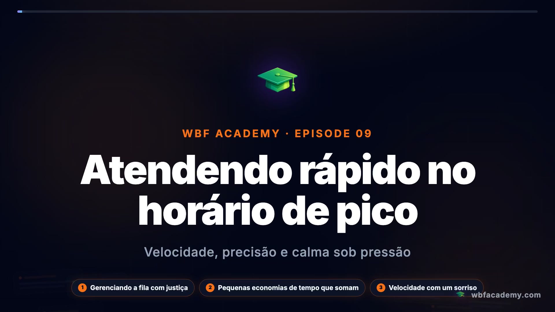 Atendendo rápido no horário de pico