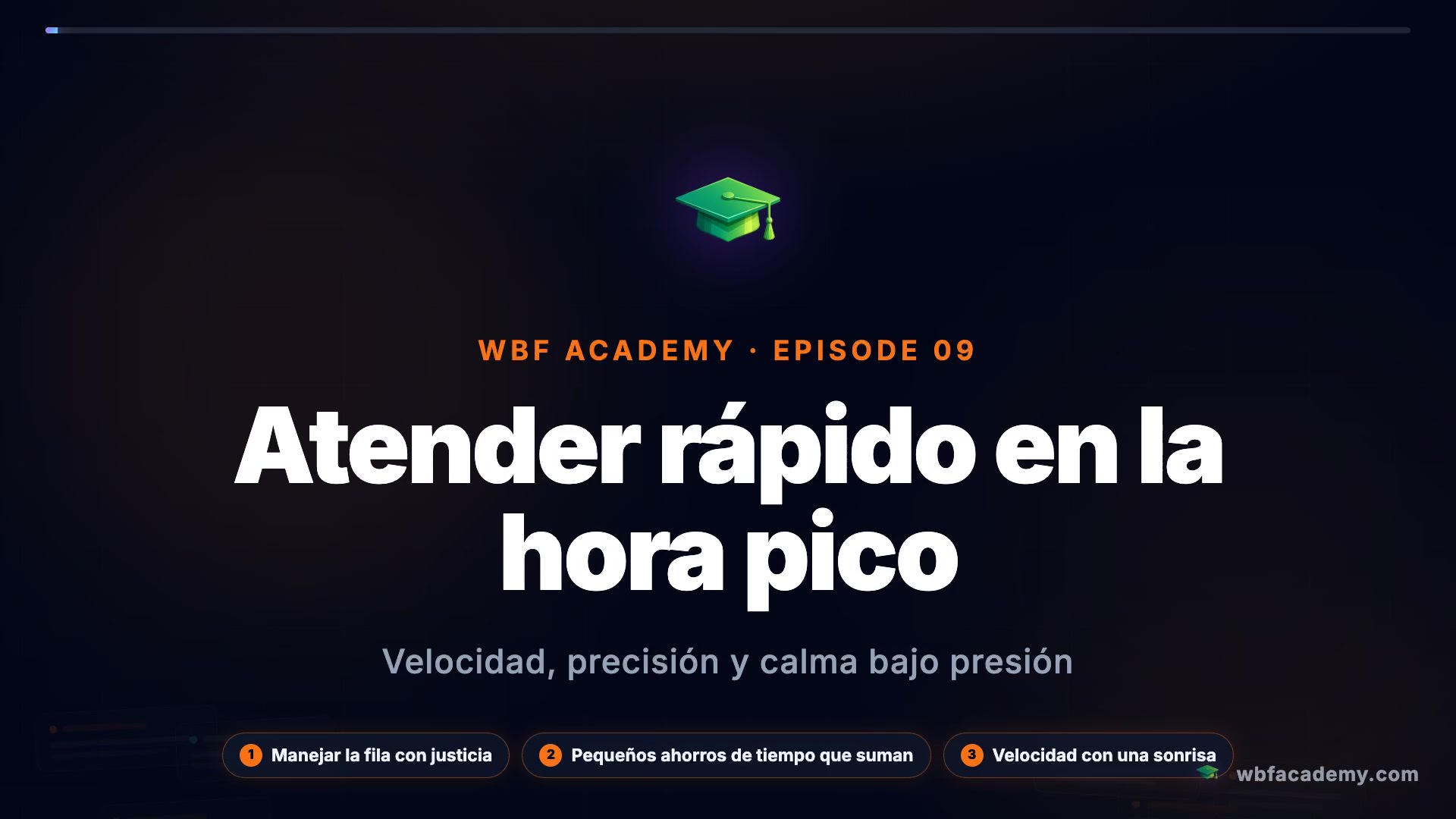 Atender rápido en la hora pico