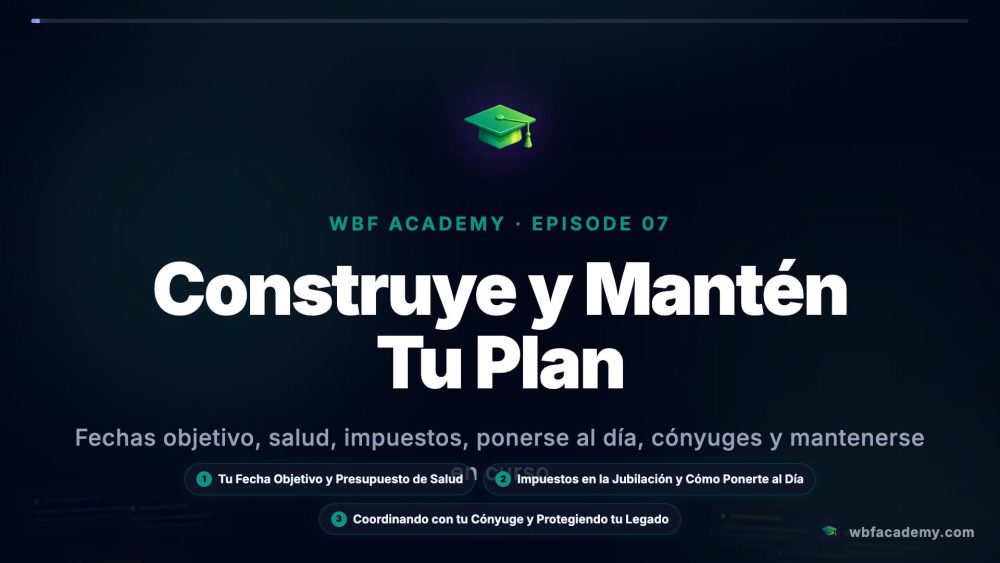 Construye y Mantén Tu Plan