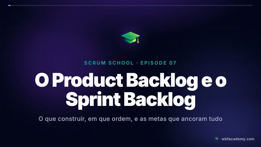 O Product Backlog e o Sprint Backlog