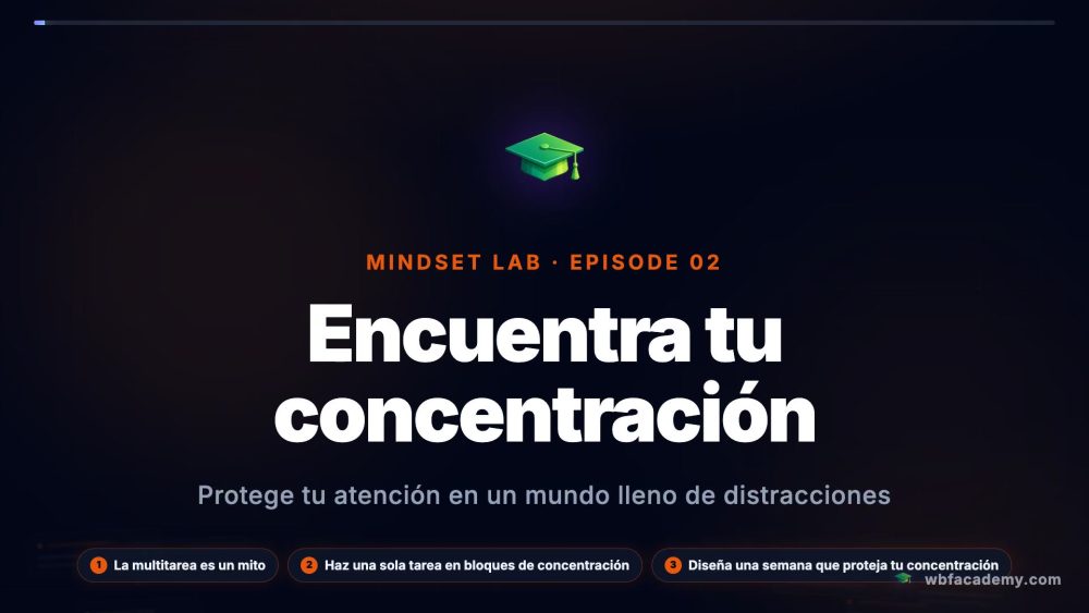 Encuentra tu concentración