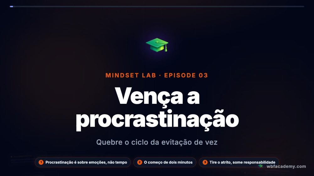 Vença a procrastinação