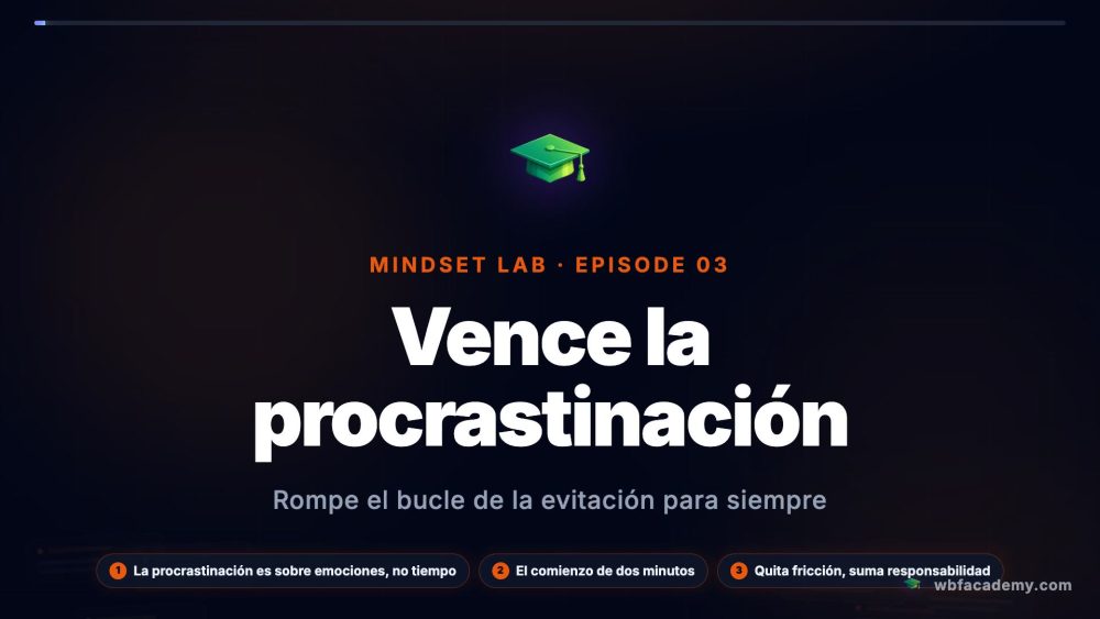 Vence la procrastinación