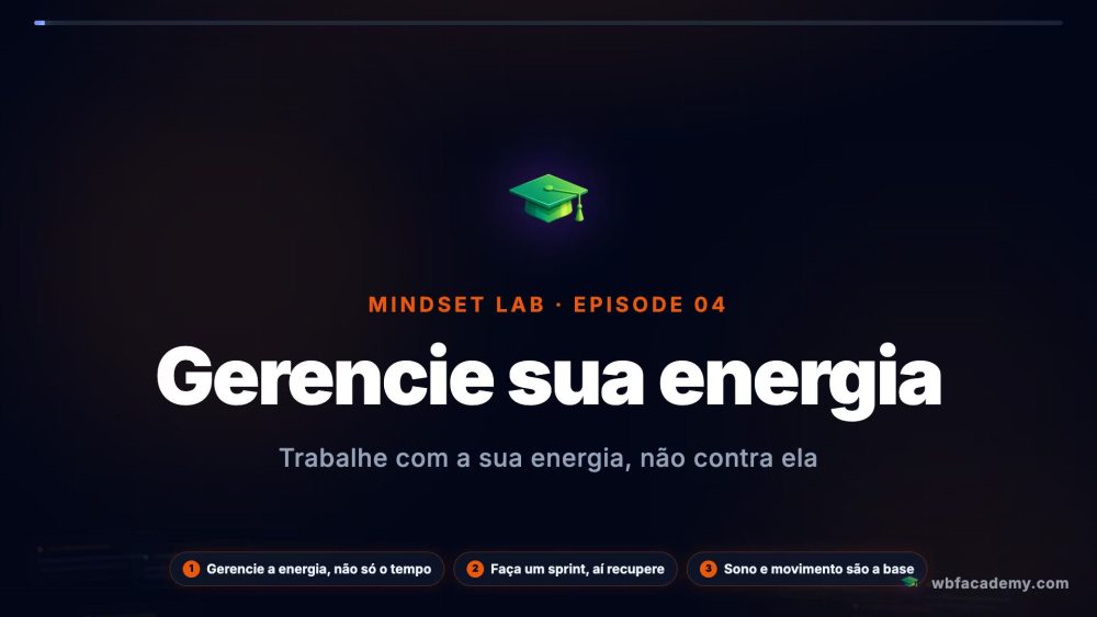 Gerencie sua energia