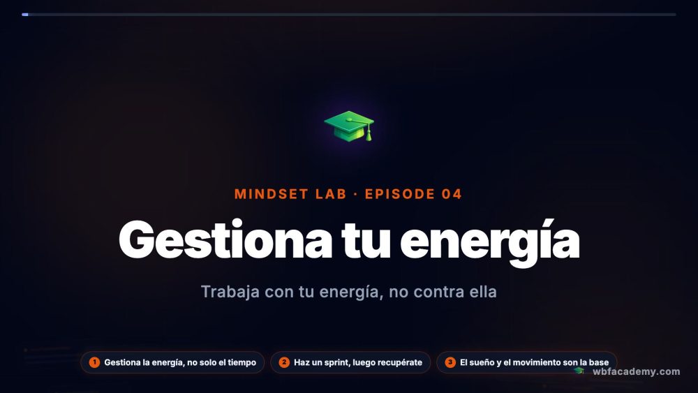 Gestiona tu energía