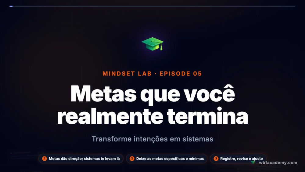 Metas que você realmente termina