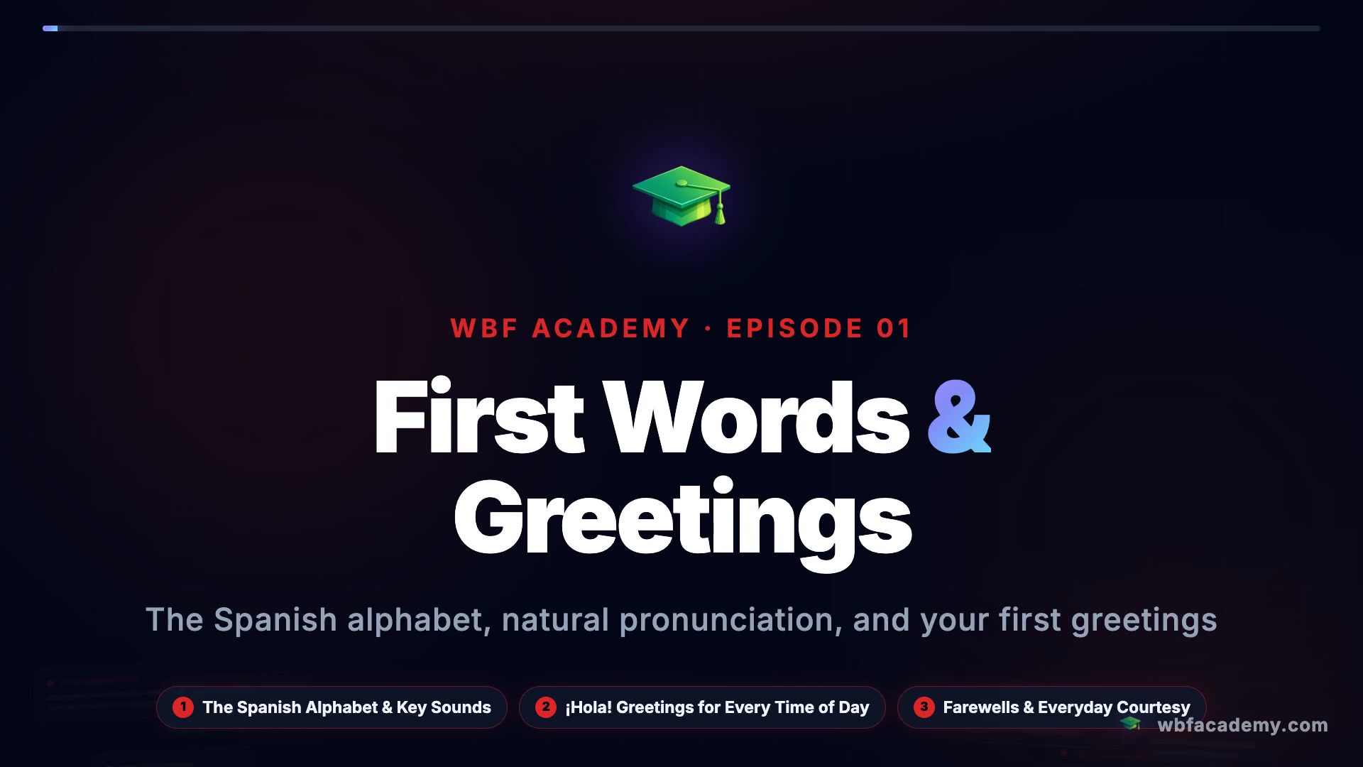 First Words & Greetings