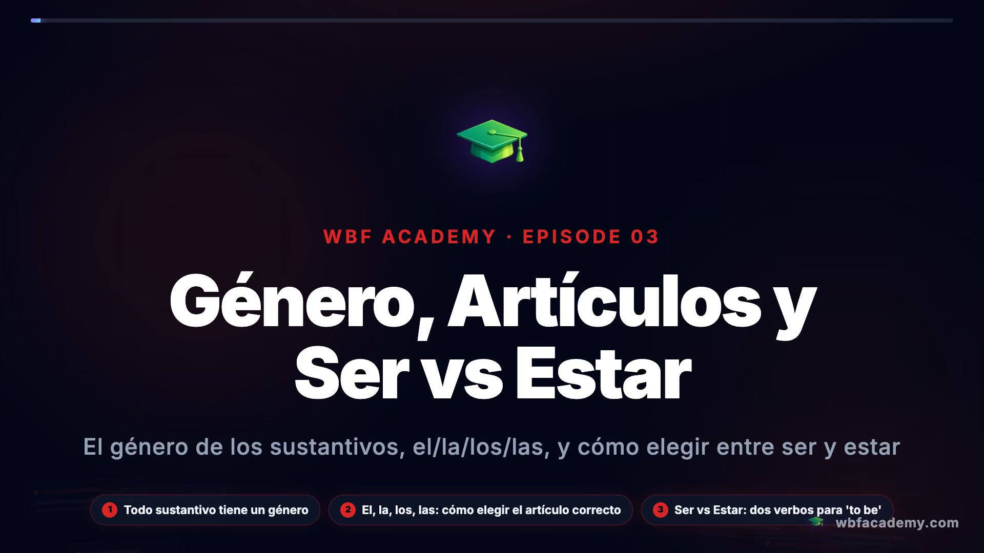 Género, Artículos y Ser vs Estar