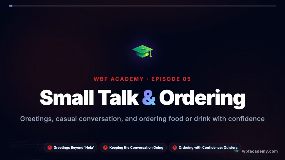 Small Talk & Ordering