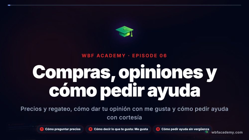 Compras, opiniones y cómo pedir ayuda