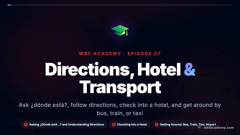 Directions, Hotel & Transport